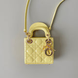 Top view of structured signature women's handbag – women's designer-style accessory