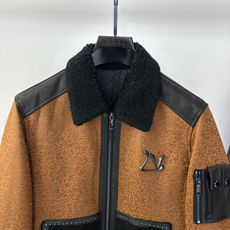 Close-up detail shot of Louis Vuitton luxury clothing with everyday silhouette