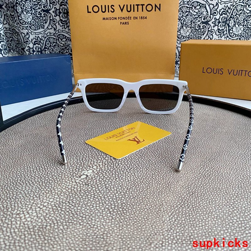 Lifestyle view of Louis Vuitton unisex sunglasses