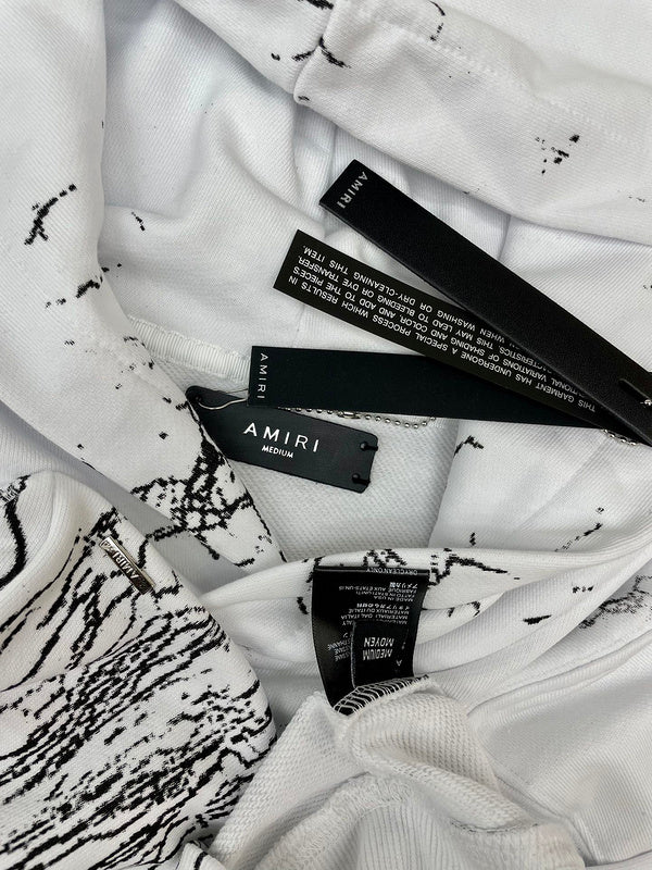 Amiri luxury hoodie detail shot