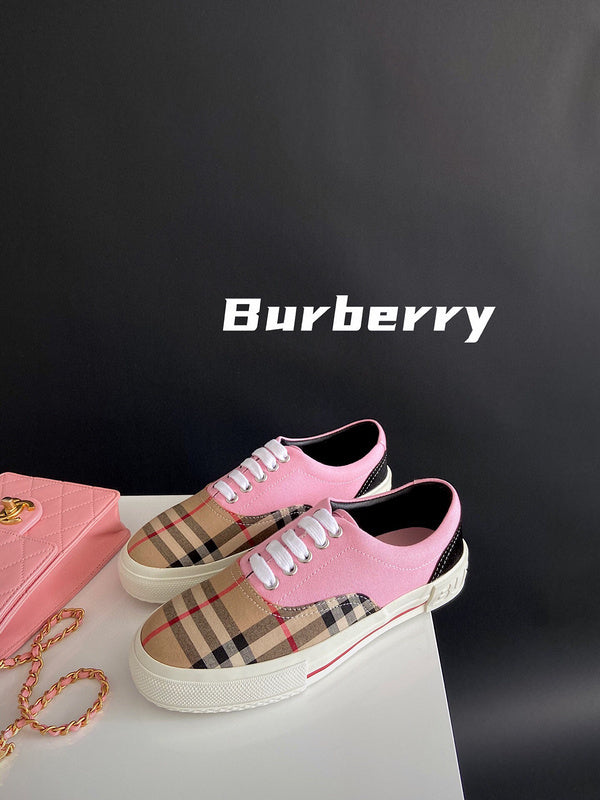Burberry shoes Style 349 - front view, bold signature style