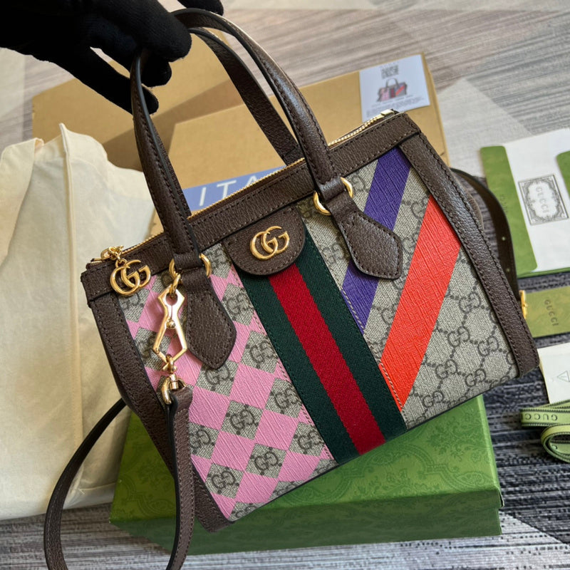 Front view of refined modern women's handbag – women's luxury accessory