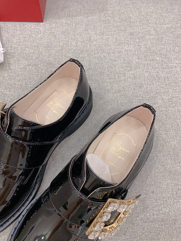 Roger Vivier luxury shoes detail shot
