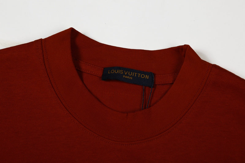 Side profile of Louis Vuitton cotton t-shirt with tailored silhouette
