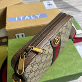 Side profile of signature elevated women's handbag – women's designer-style accessory