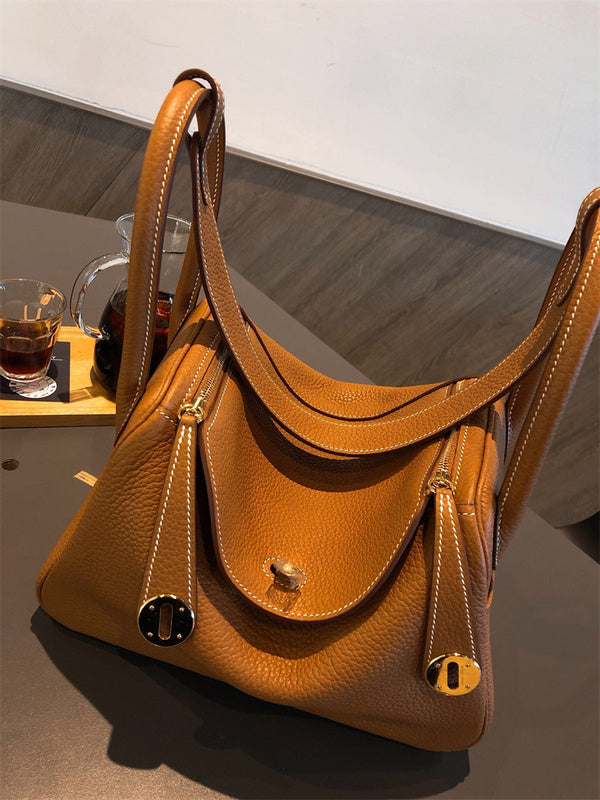 Close-up detail of sleek bag design