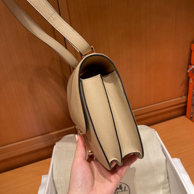 Close-up detail of modernist bag design