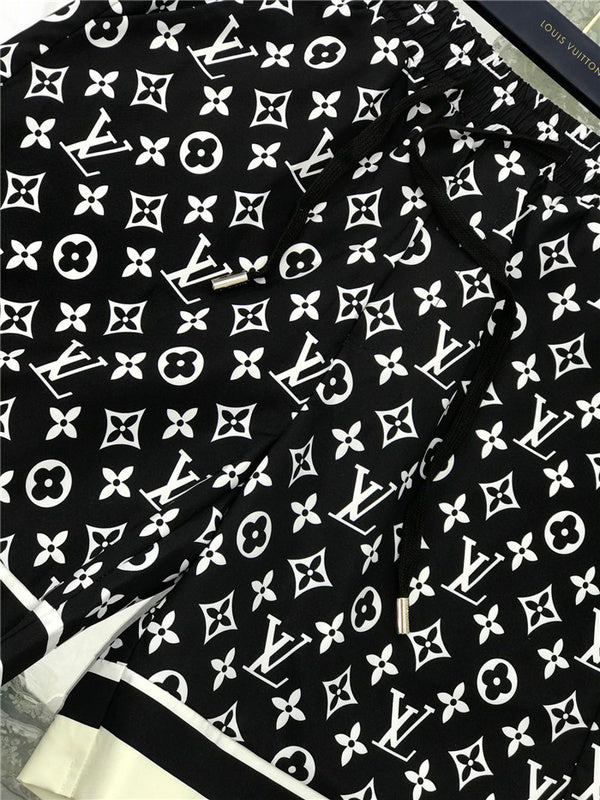 Front view of Louis Vuitton cotton t-shirt with label-forward styling