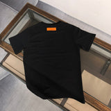 Close-up detail shot of Louis Vuitton cotton t-shirt with everyday silhouette