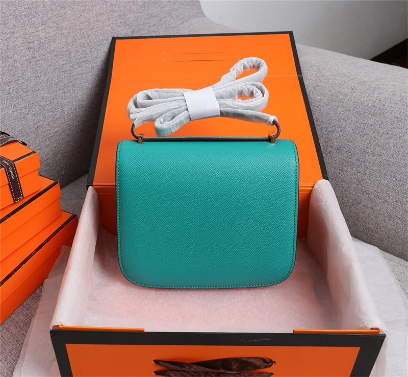 Polished bag shown from front angle