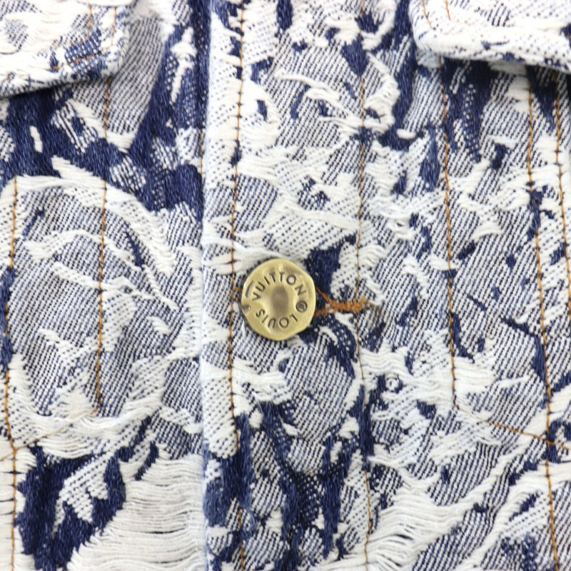 Flat lay presentation of Louis Vuitton luxury clothing with relaxed-fit cut