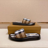 Burberry Burgundy Slip-On Sneakers - Heel Detail View