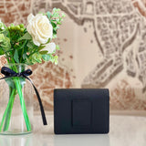 Close-up detail of clean-lined bag design