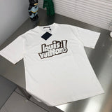 Back view of Louis Vuitton cotton t-shirt with monogram-inspired silhouette