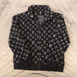 Side profile of Louis Vuitton luxury clothing with relaxed-fit cut