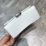 Contemporary Faux Leather Handbag - Sleek Minimalist Lines | Women's Statement Accessory #855 - interior view (image 6) of designer-inspired handbag
