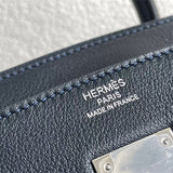 Side view of effortless structured handbag