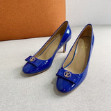Louis Vuitton luxury shoes detail shot