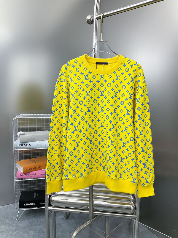 Front view of Louis Vuitton luxury clothing with everyday silhouette