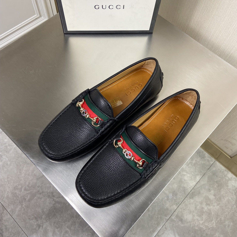 Gucci Casual sneakers in all-black retro runner design front view