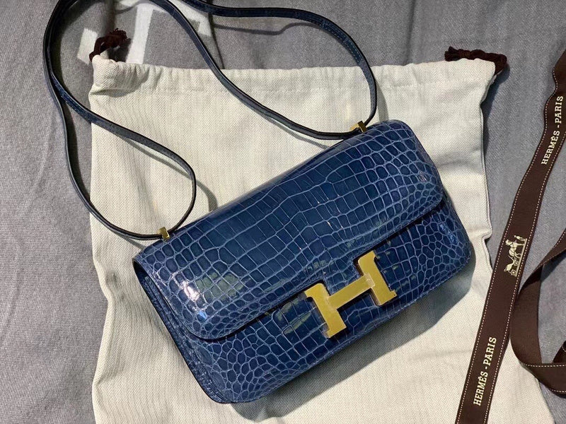 Sophisticated bag shown from front angle