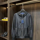 Back view of Louis Vuitton luxury clothing with runway-inspired design