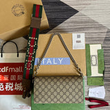 Front view of statement elevated women's handbag – women's designer-style accessory