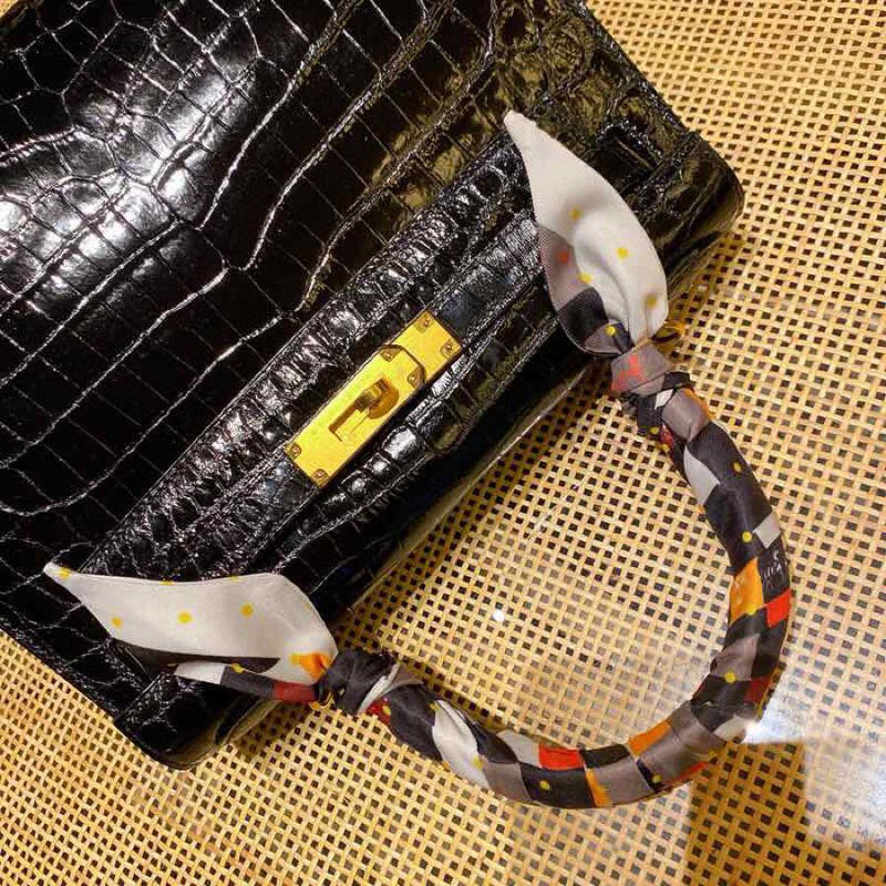 Side view of versatile structured handbag