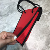 Bold Faux Leather Handbag - Versatile Everyday Design | Women's Luxury Handbag #214 - styled full view (image 7) of designer-inspired handbag