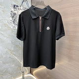 Back view of Moncler luxury clothing with tailored silhouette
