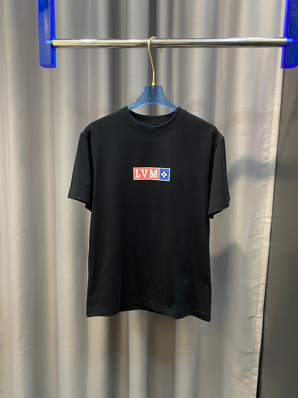 Side profile of Louis Vuitton cotton t-shirt with tailored silhouette