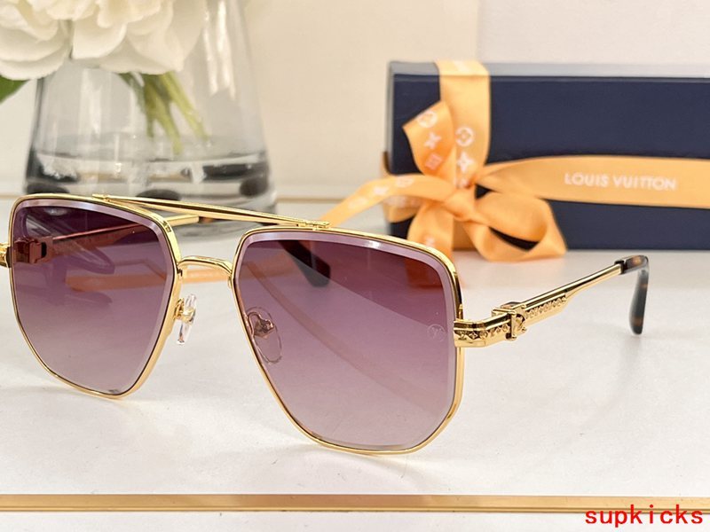 Front view of Louis Vuitton unisex sunglasses