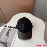 Close-up detail view of Louis Vuitton unisex cap