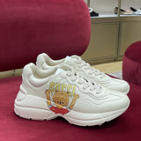 Gucci soft grey luxury sneakers view 10 premium leather build