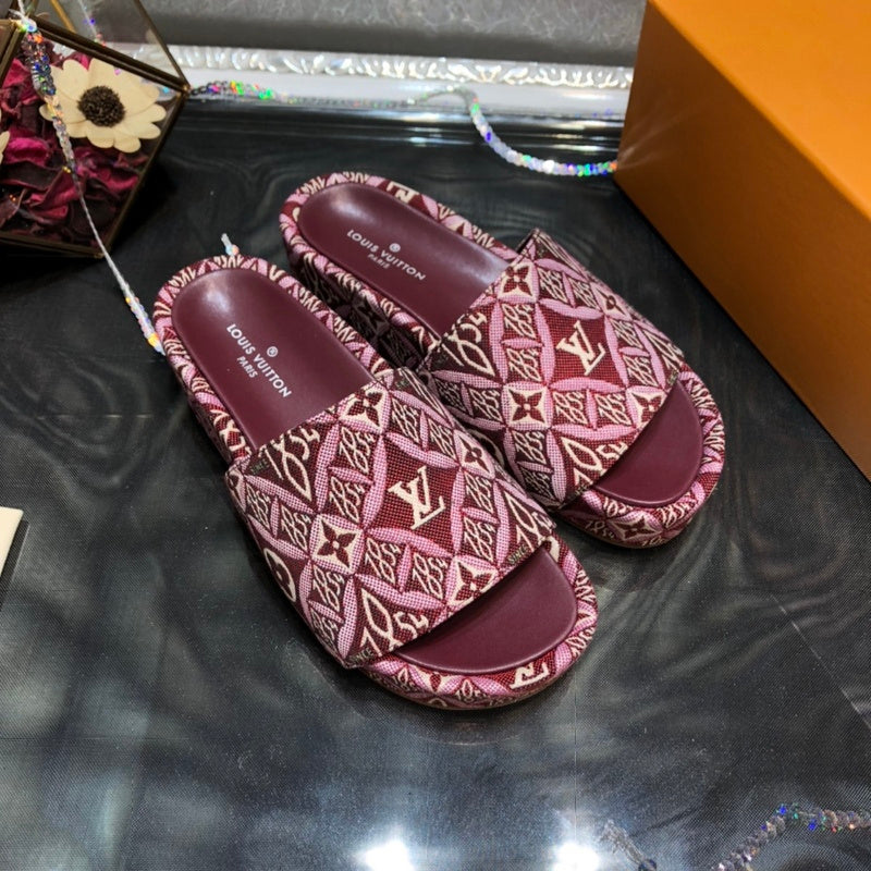 Louis Vuitton shoes Style 238 - close-up of premium leather craftsmanship