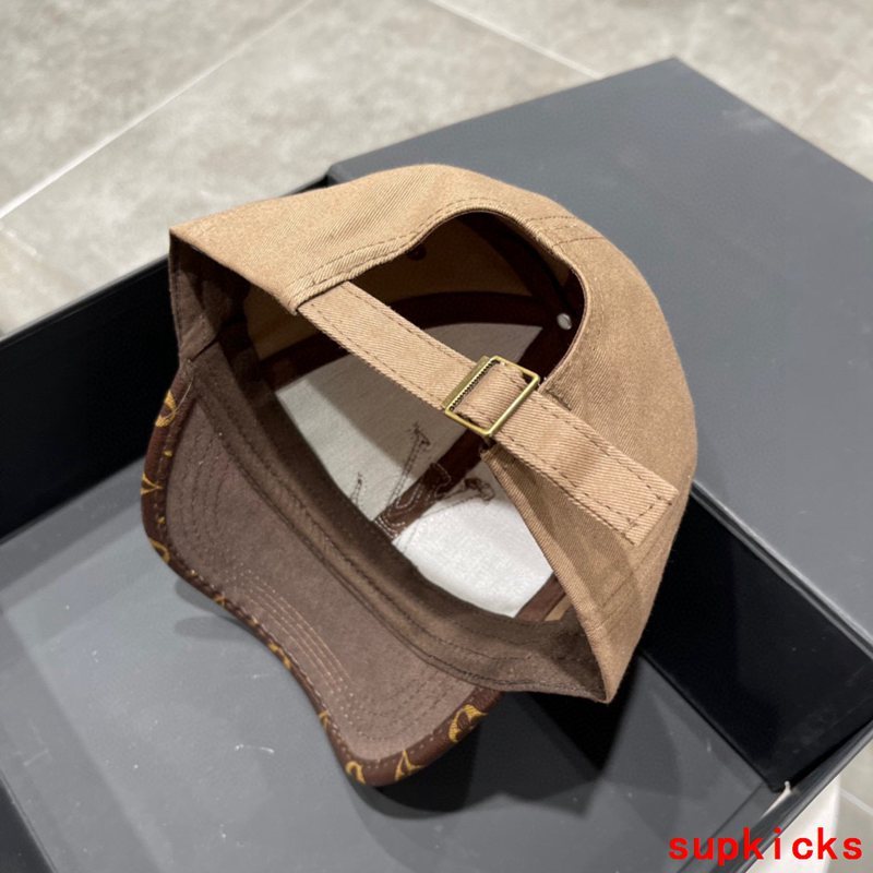 Close-up detail view of Louis Vuitton unisex cap