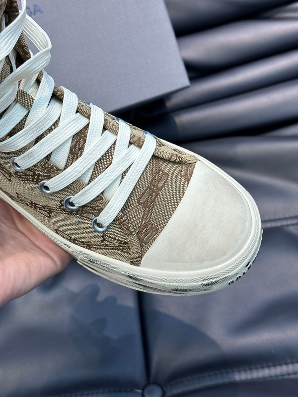 Balenciaga Nude Ankle Boots - Close-Up Texture View
