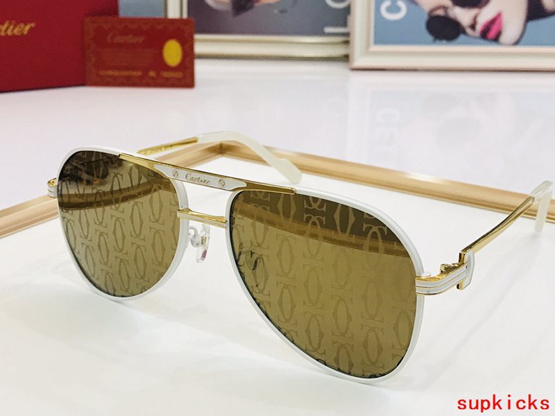 Side view of Cartier unisex sunglasses