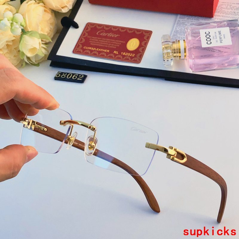 Angled view of Cartier unisex sunglasses