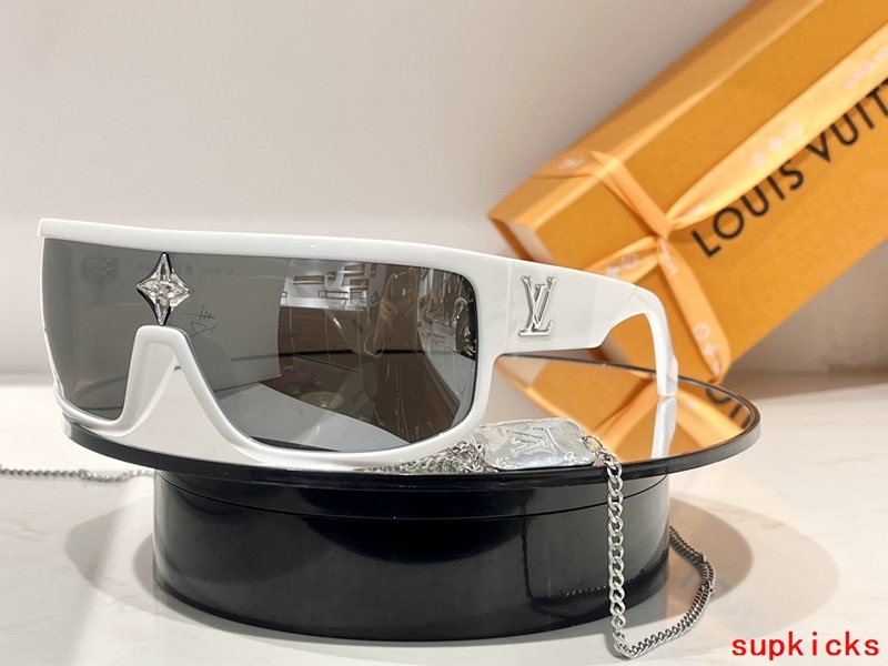 Lifestyle view of Louis Vuitton unisex sunglasses