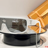 Lifestyle view of Louis Vuitton unisex sunglasses