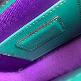 Classic Vegan Leather Handbag - Statement Silhouette | Women's Statement Accessory #1684 - close-up detail shot (image 3) of designer-inspired handbag