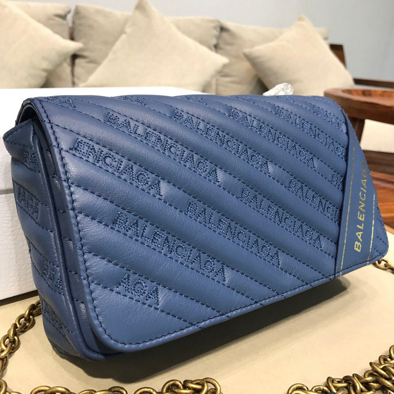Understated Premium PU Leather Handbag - Signature Hardware Accents | Women's Luxury Handbag #799 - back view (image 4) of designer-inspired handbag