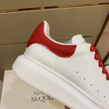 Alexander McQueen White Combat Boots - Back View