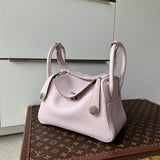 Side view of everyday-ready structured handbag