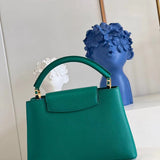 Handle and strap detail of signature chic women's handbag – women's designer-style accessory