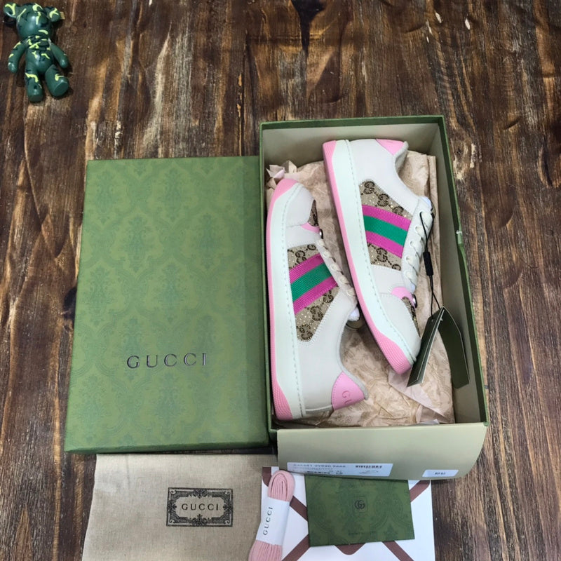 Gucci clean off-white luxury sneakers view 6 chunky sole construction
