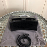 Back view of premium sleek women's handbag – women's everyday handbag