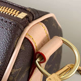 Top view of sleek classic women's handbag – women's everyday handbag