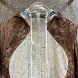 Full styled look of Louis Vuitton luxury clothing with monogram-inspired silhouette